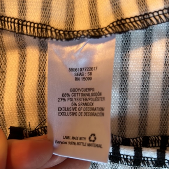 Metaphor Black and White Striped Blazer Size Small - Picture 8 of 9